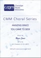 Amazing Grace - You came to seek SAB choral sheet music cover